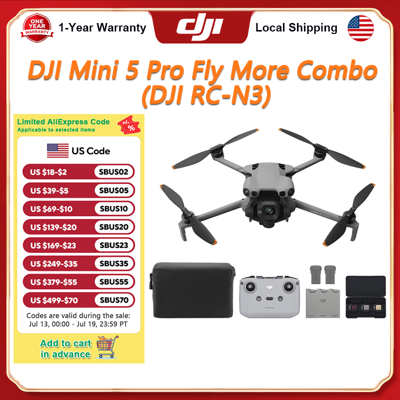 Drone Camera Vlog - DJI Mini 5 Pro Drone Fly