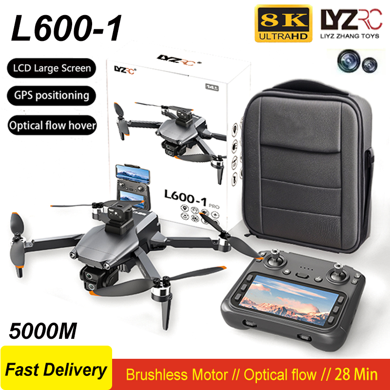 Drone Camera Thermal - New L600-1 GPS Drone Professional 8K