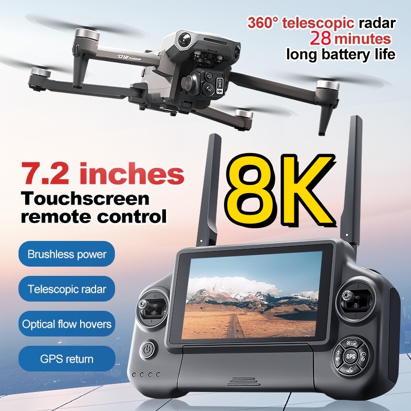 8K 3 Axis Gimbal Brushless 7.2 - Drone Camera Night Vision avis et prix