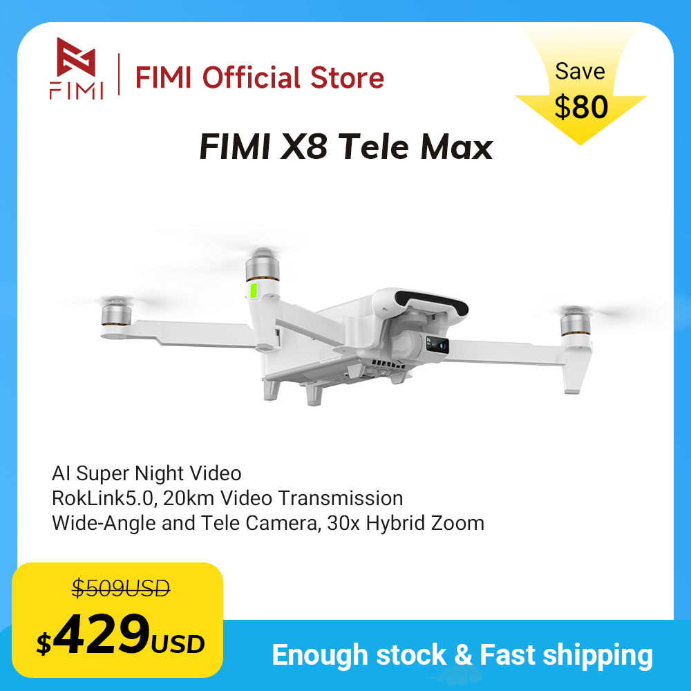 FIMI X8 Tele Max new drone Wid - Drone Camera Wide Angle avis et prix