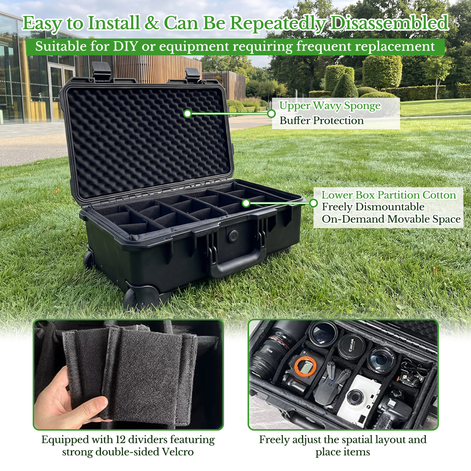 Camera Large Protective Hard C - Drone Camera Waterproof avis et prix