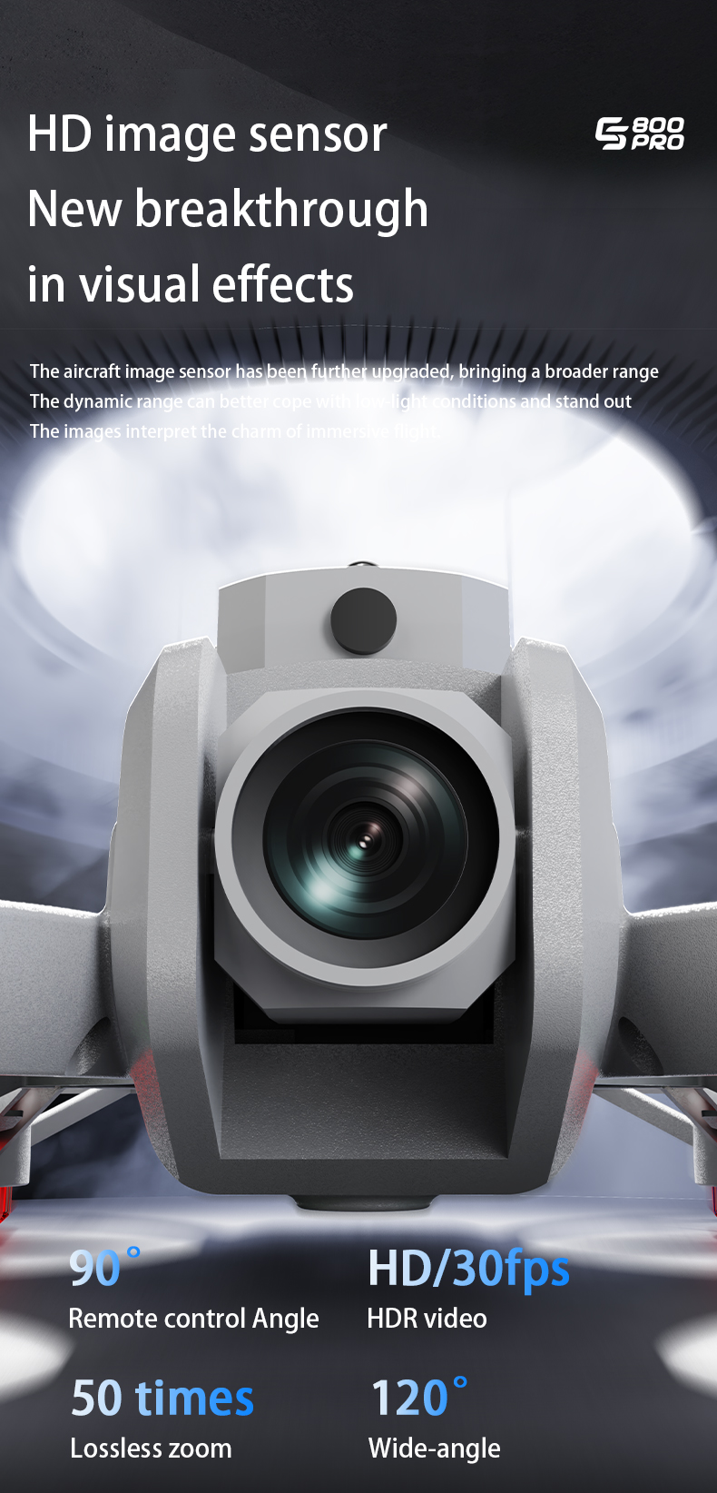 Professional ES800Pro Mini Dro - Drone Camera Vlog avis et prix