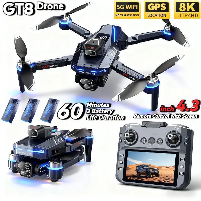HOT For LSRC GT8 Drone 4K Prof - Drone Camera Thermal avis et prix