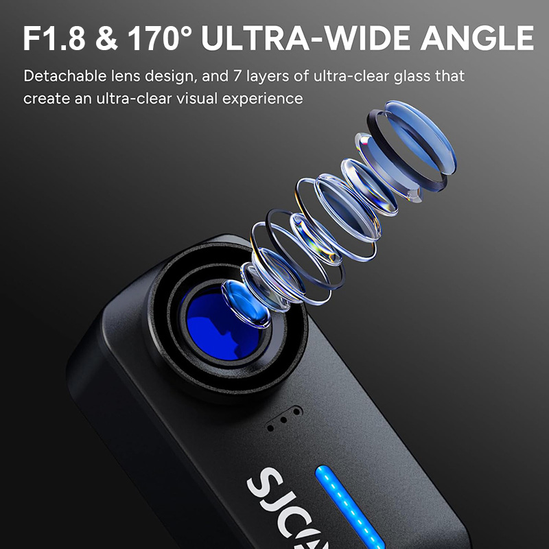 SJCAM C110+ Action Camera Six  - Drone Camera Action avis et prix