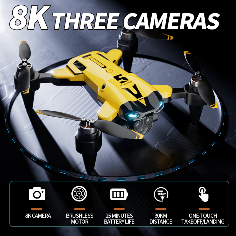 Brushless RC Drone 8K Triple C - Drone Camera Mount avis et prix