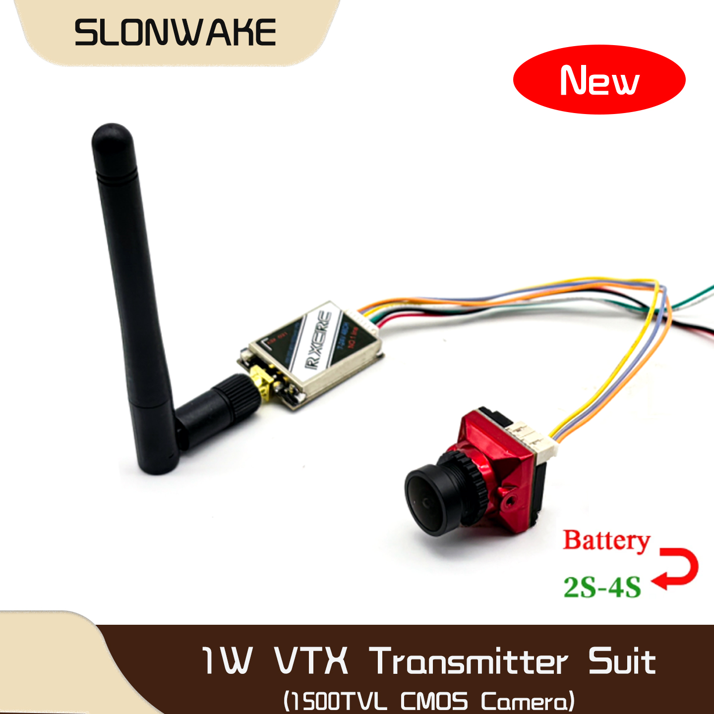 SLONWAKE  5.8G 48CH 1W VTX 100 - Drone Camera Lens avis et prix
