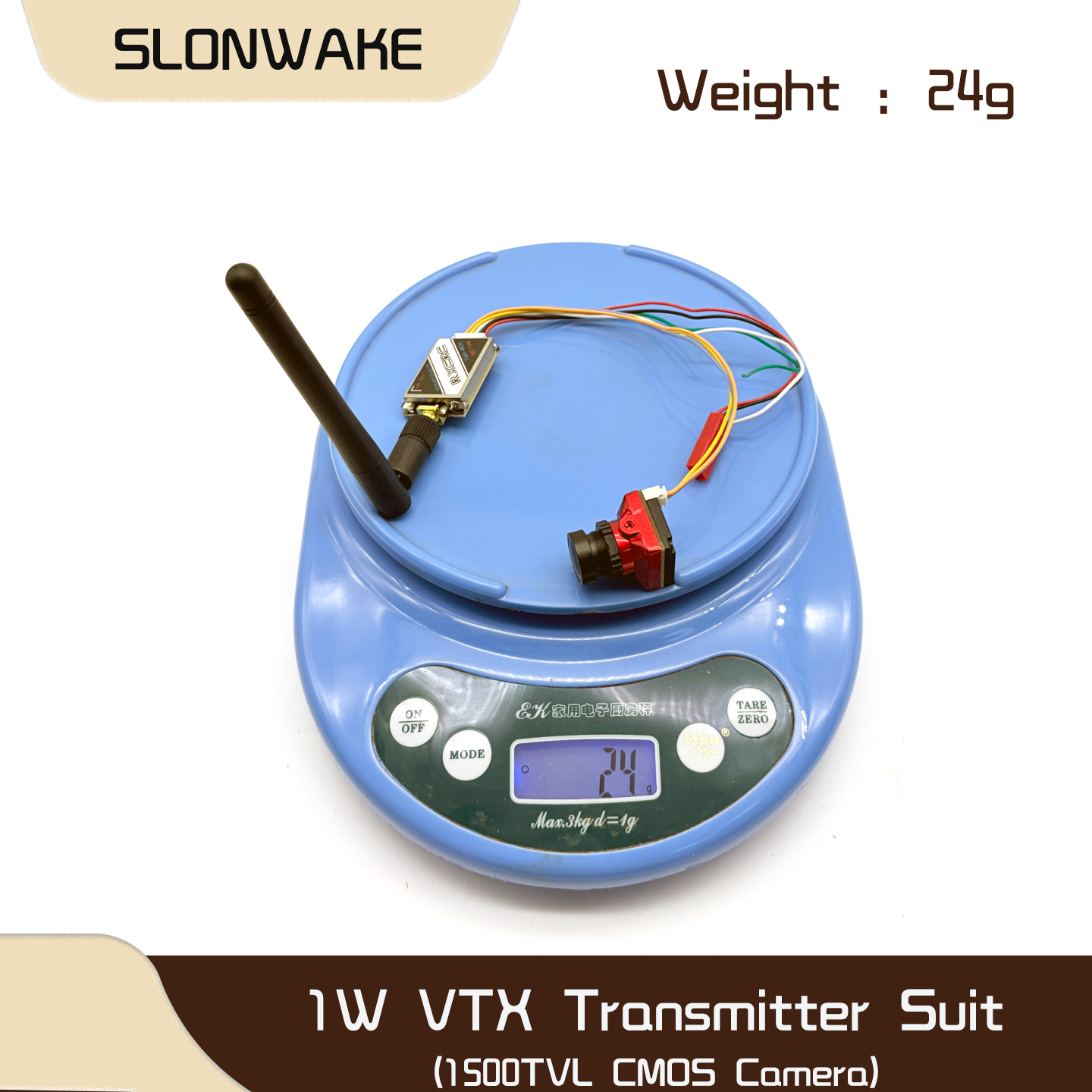 SLONWAKE  5.8G 48CH 1W VTX 100 - Drone Camera Lens avis et prix