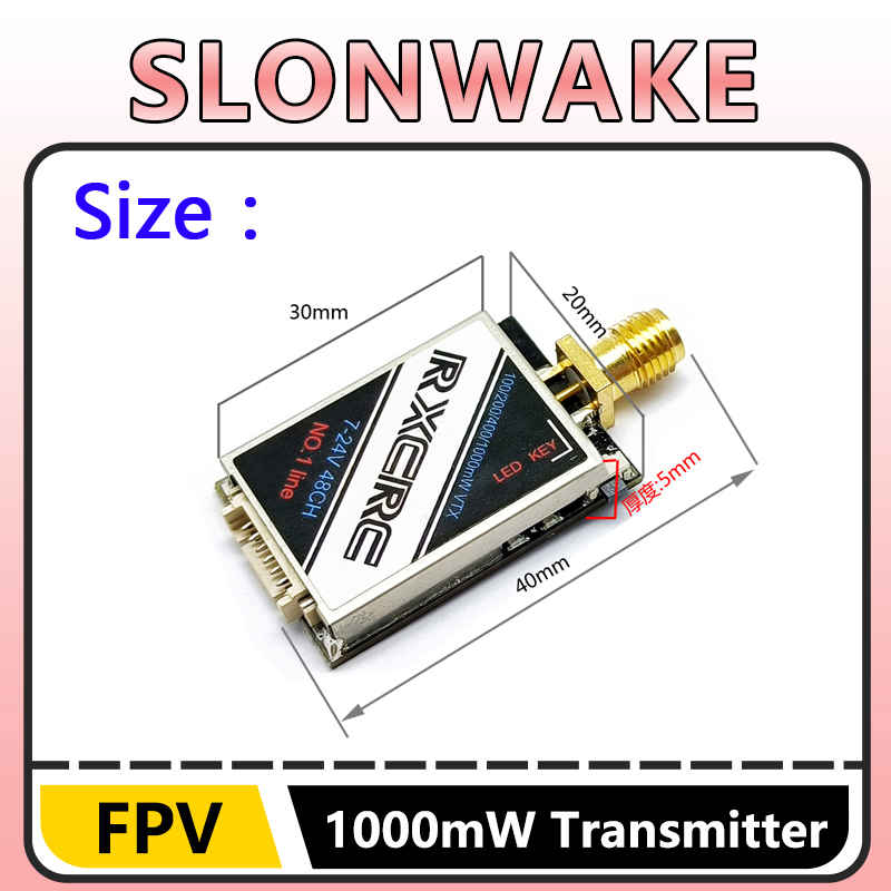 SLONWAKE  5.8G 48CH 1W VTX 100 - Drone Camera Lens avis et prix