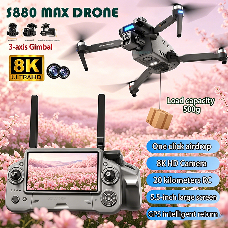 2026 New 8K Dual Camera Drone  - Drone Camera Mount avis et prix