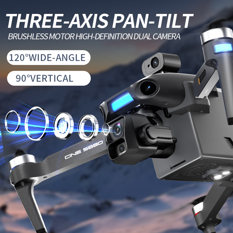 2026 New 8K Dual Camera Drone  - Drone Camera Mount avis et prix