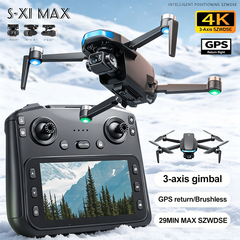 New S-X1 MAX Drone GPS 8K Prof - Drone Camera Professional avis et prix
