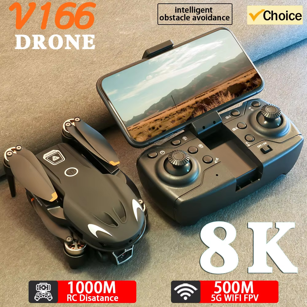 V166 8K Mini Drone FPV Wide An - Drone Camera Wide Angle avis et prix