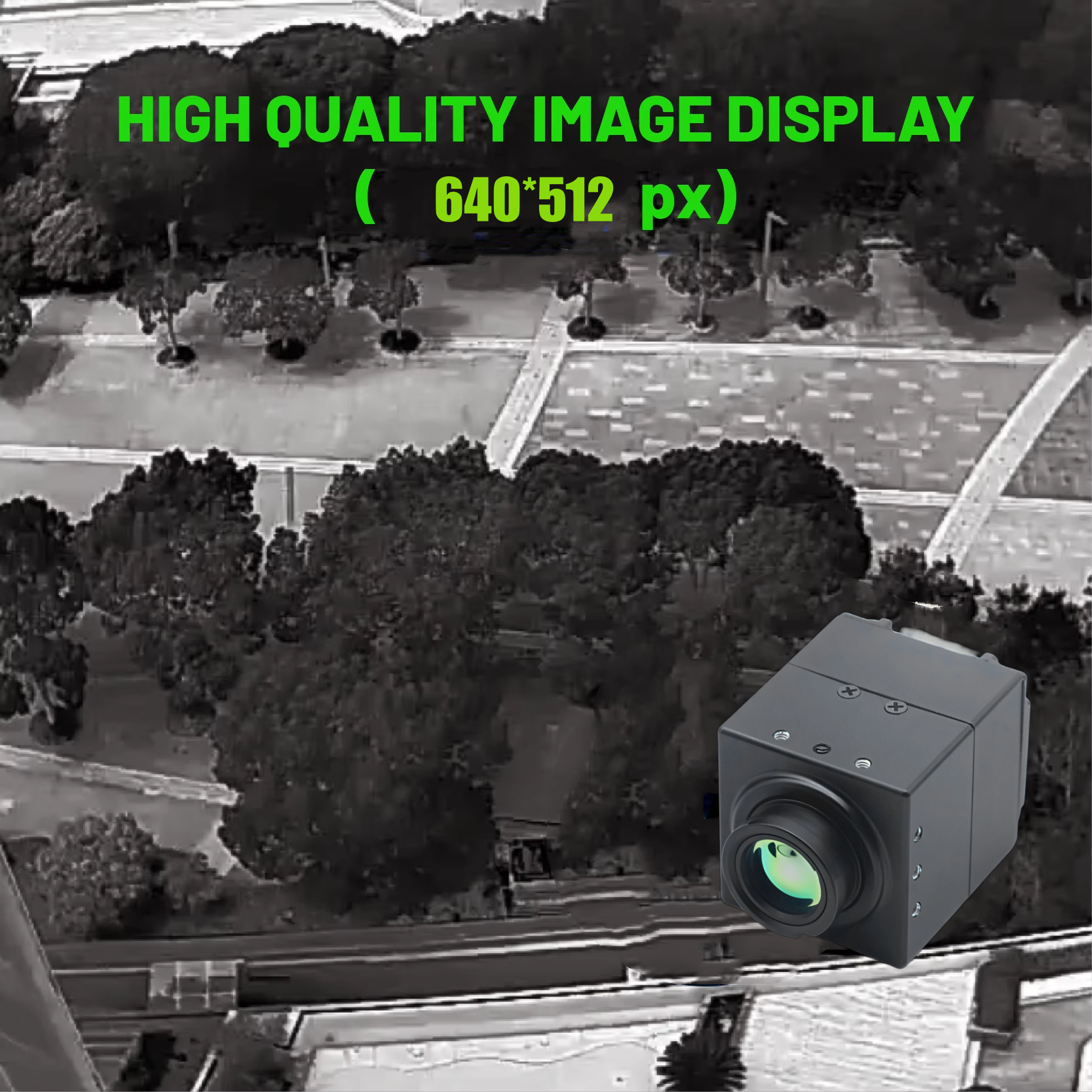 Uncooled 640x512 50Hz Radiomet - Drone Camera Thermal avis et prix