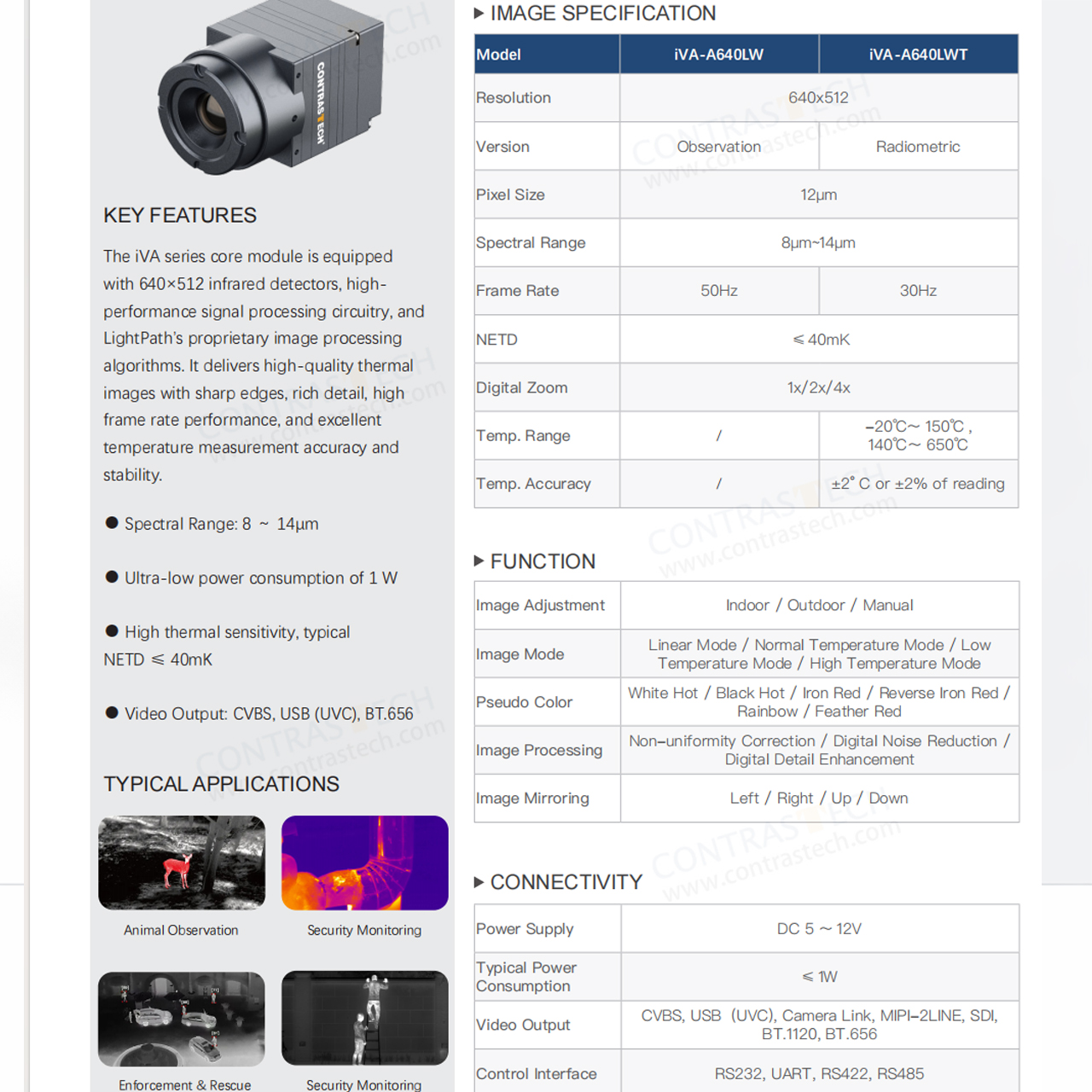640x512 LWIR Thermal Imaging M - Drone Camera Thermal avis et prix