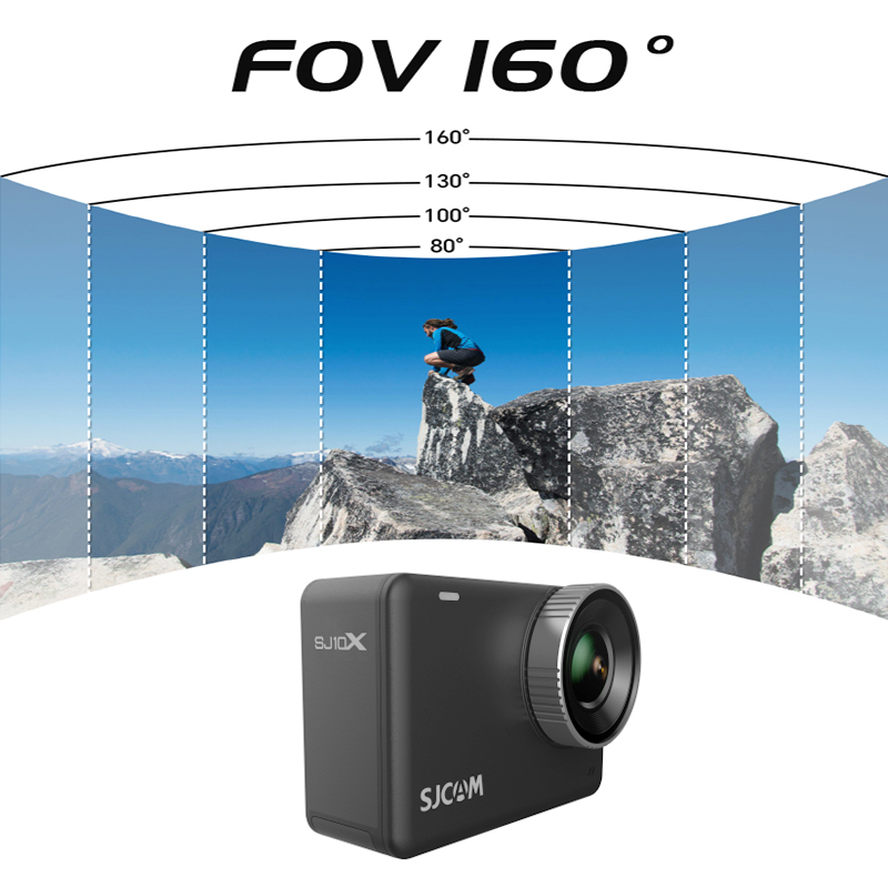 SJCAM SJ10X Waterproof Action  - Drone Camera Action avis et prix