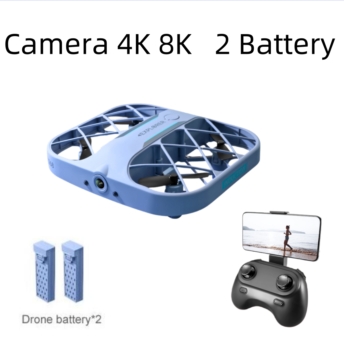 JJRC H107 FPV RC Drone with 2  - Drone Camera 4K avis et prix